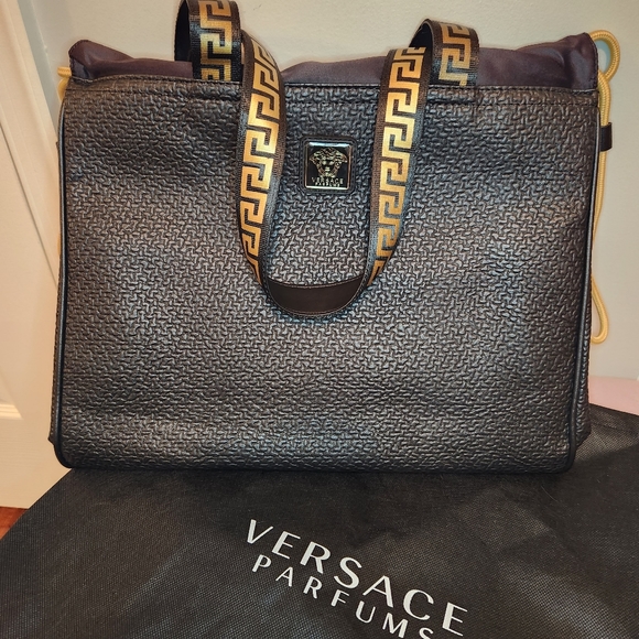 Versace Parfums Bags New Versace Parfums Medusa Tote Bag Poshmark